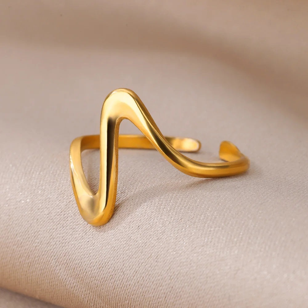 bays anillo acero inoxidable mujer accesorios regalo ring jewelry 
